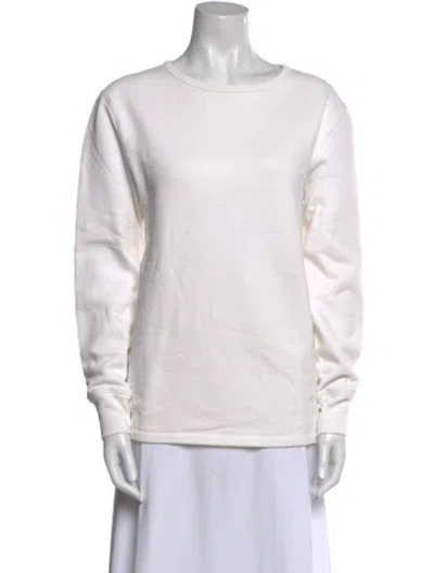 Pre-owned Acne Studios Crew Neck Long Sleeve Sweatshirt In Neutral