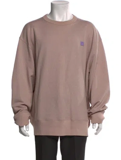 Pre-owned Acne Studios Crew Neck Long Sleeve Sweatshirt In Neutral