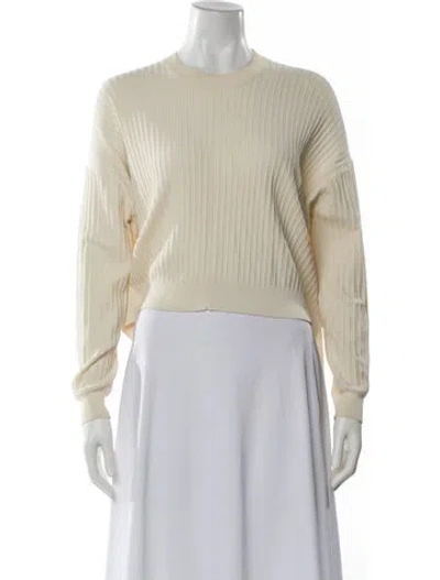 Pre-owned Acne Studios Crew Neck Long Sleeve Sweatshirt In Neutral