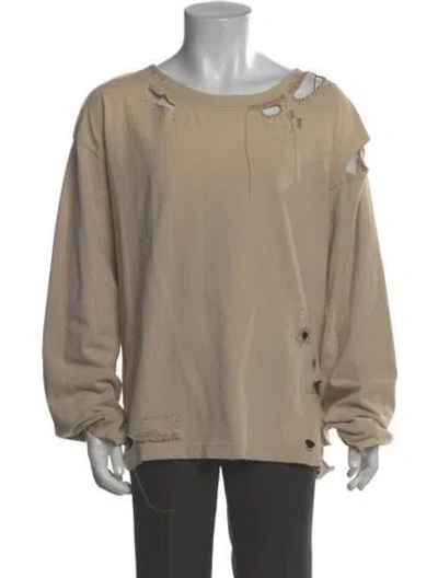Pre-owned Acne Studios Crew Neck Long Sleeve Sweatshirt In Neutral