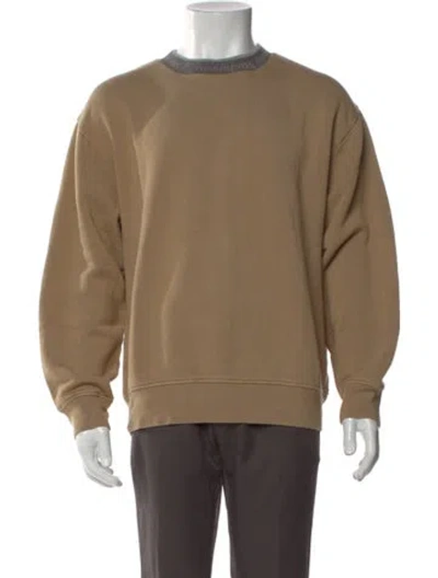 Pre-owned Acne Studios Crew Neck Long Sleeve Sweatshirt In Neutral