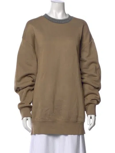 Pre-owned Acne Studios Crew Neck Long Sleeve Sweatshirt In Neutral