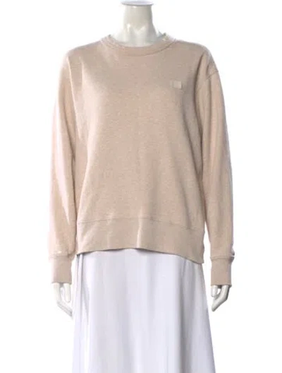 Pre-owned Acne Studios Crew Neck Long Sleeve Sweatshirt In Neutral