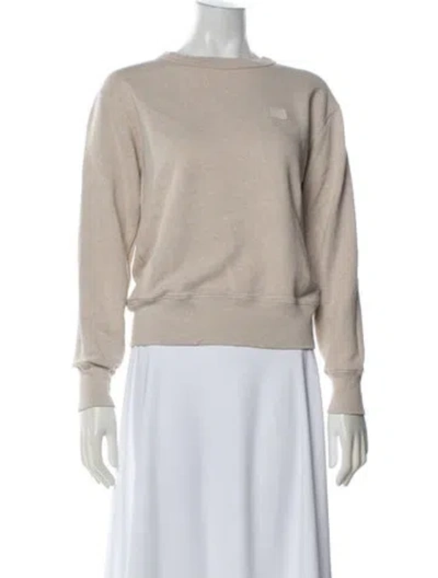 Pre-owned Acne Studios Crew Neck Long Sleeve Sweatshirt In Neutral