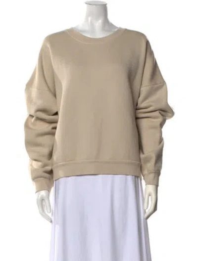 Pre-owned Acne Studios Crew Neck Long Sleeve Sweatshirt In Neutrals