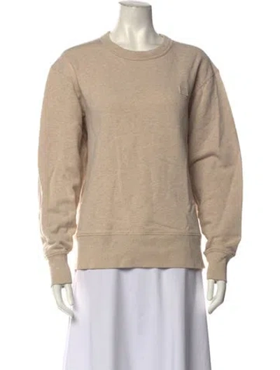 Pre-owned Acne Studios Crew Neck Long Sleeve Sweatshirt In Neutrals