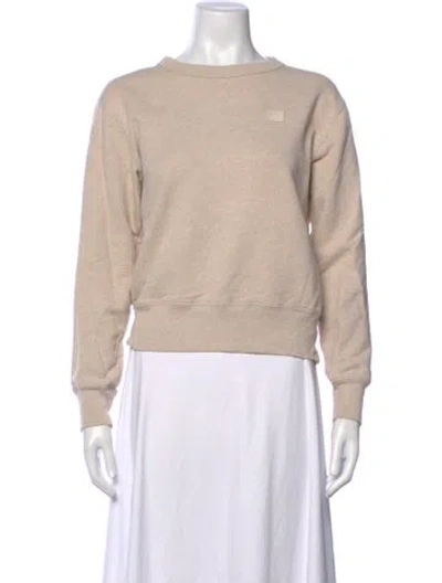 Pre-owned Acne Studios Crew Neck Long Sleeve Sweatshirt In Neutrals