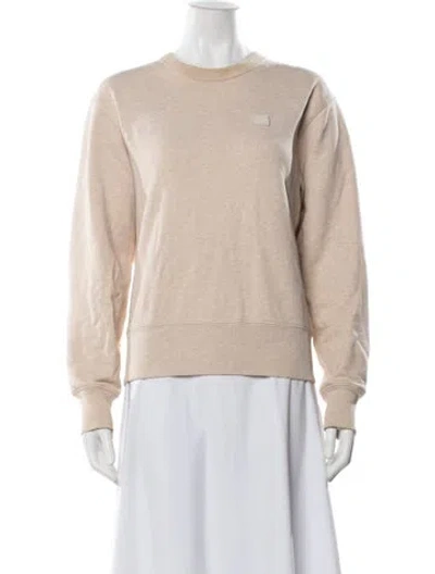 Pre-owned Acne Studios Crew Neck Long Sleeve Sweatshirt In Neutrals