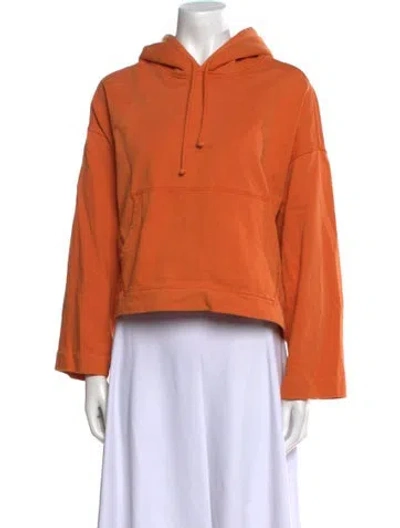 Pre-owned Acne Studios Crew Neck Long Sleeve Sweatshirt In Orange