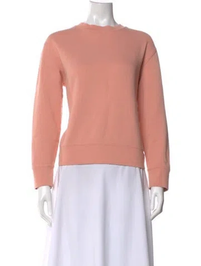 Pre-owned Acne Studios Crew Neck Long Sleeve Sweatshirt In Pink