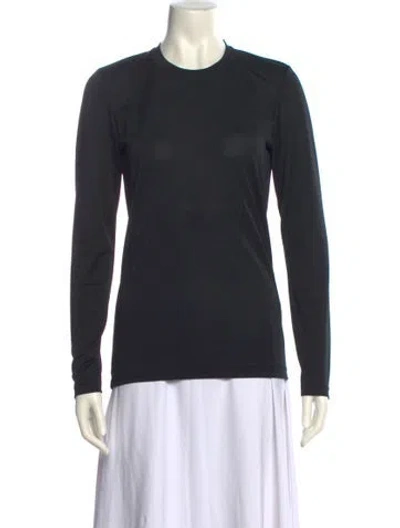 Pre-owned Acne Studios Crew Neck Long Sleeve Top In Black