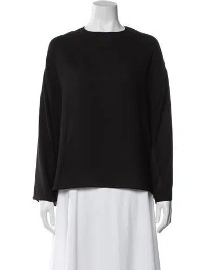Pre-owned Acne Studios Crew Neck Long Sleeve Top In Black