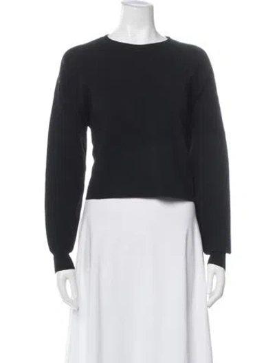 Pre-owned Acne Studios Crew Neck Long Sleeve Top In Black