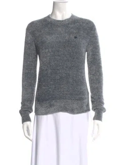 Pre-owned Acne Studios Crew Neck Long Sleeve Top In Gray