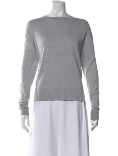 Pre-owned Acne Studios Crew Neck Long Sleeve Top In Gray