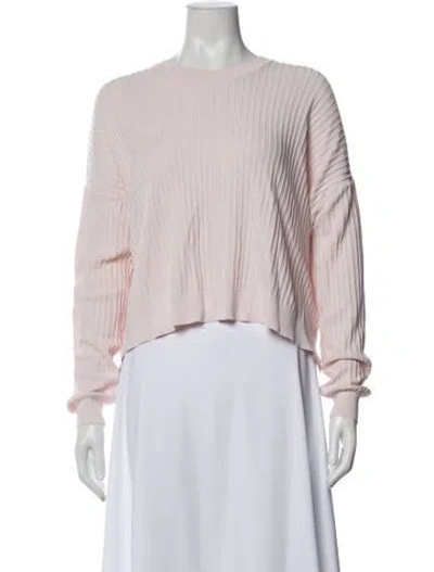 Pre-owned Acne Studios Crew Neck Long Sleeve Top In Pink