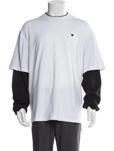 Pre-owned Acne Studios Crew Neck Long Sleeve T-shirt In Multi