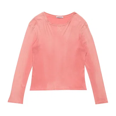 Pre-owned Acne Studios Crew Neck Long-sleeve T-shirt 'red' | Men's Size L
