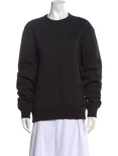 Pre-owned Acne Studios Crew Neck Mini Dress In Black