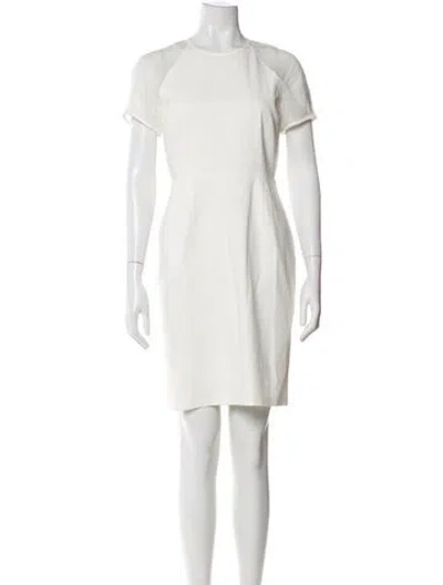 Pre-owned Acne Studios Crew Neck Mini Dress W/ Tags In Neutral