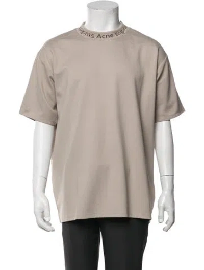 Pre-owned Acne Studios Crew Neck Short Sleeve Pullover In Neutrals