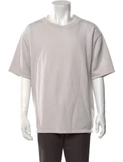 Pre-owned Acne Studios Crew Neck Short Sleeve Sweatshirt In Neutrals