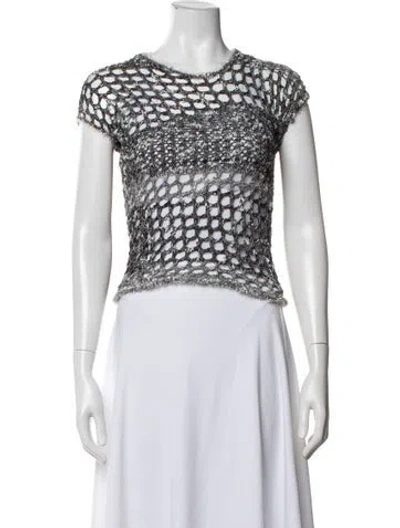 Pre-owned Acne Studios Crew Neck Short Sleeve Top In Multi