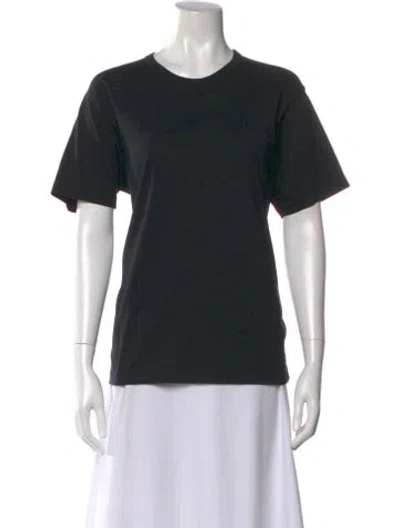 Pre-owned Acne Studios Crew Neck Short Sleeve T-shirt In Black