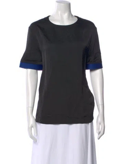 Pre-owned Acne Studios Crew Neck Short Sleeve T-shirt In Black