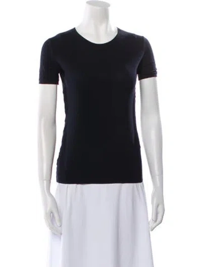 Pre-owned Acne Studios Crew Neck Short Sleeve T-shirt In Black
