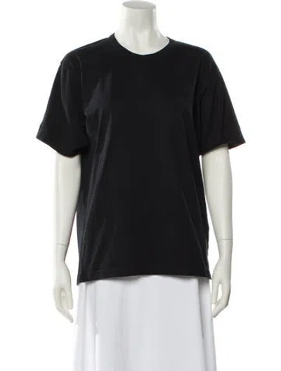 Pre-owned Acne Studios Crew Neck Short Sleeve T-shirt In Black