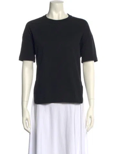 Pre-owned Acne Studios Crew Neck Short Sleeve T-shirt In Black