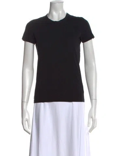 Pre-owned Acne Studios Crew Neck Short Sleeve T-shirt In Black