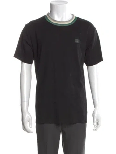 Pre-owned Acne Studios Crew Neck Short Sleeve T-shirt In Black