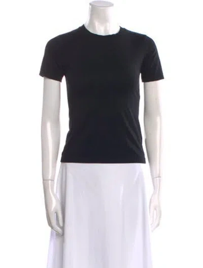 Pre-owned Acne Studios Crew Neck Short Sleeve T-shirt In Black