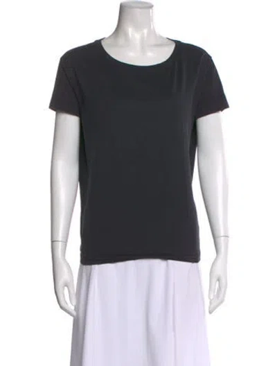 Pre-owned Acne Studios Crew Neck Short Sleeve T-shirt In Black