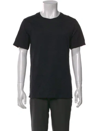 Pre-owned Acne Studios Crew Neck Short Sleeve T-shirt In Black