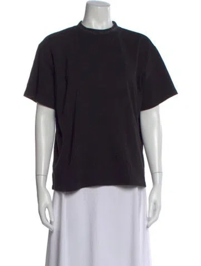 Pre-owned Acne Studios Crew Neck Short Sleeve T-shirt In Black