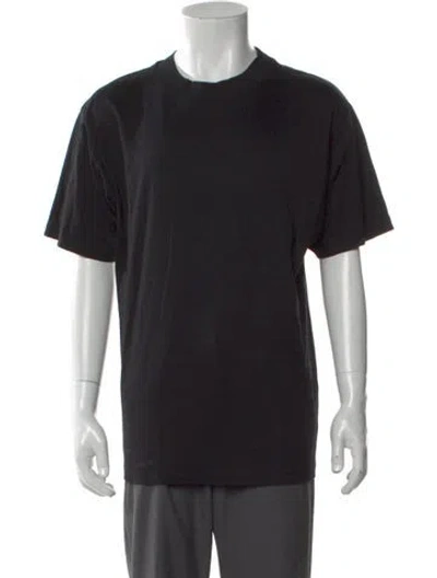 Pre-owned Acne Studios Crew Neck Short Sleeve T-shirt In Black