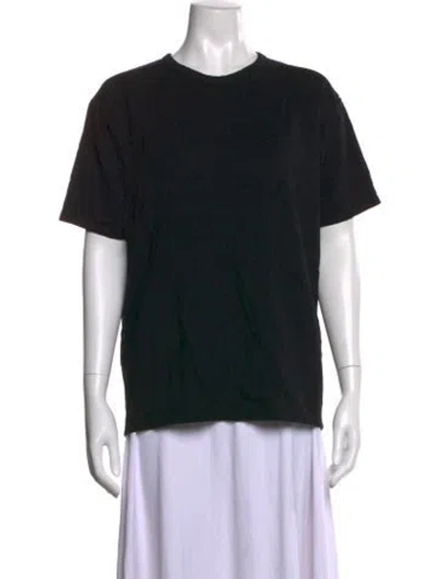 Pre-owned Acne Studios Crew Neck Short Sleeve T-shirt In Black