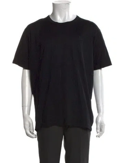 Pre-owned Acne Studios Crew Neck Short Sleeve T-shirt In Black