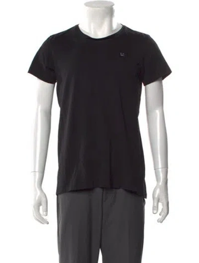 Pre-owned Acne Studios Crew Neck Short Sleeve T-shirt In Black