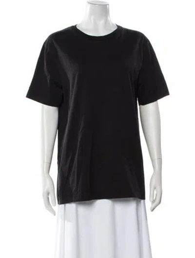 Pre-owned Acne Studios Crew Neck Short Sleeve T-shirt In Black