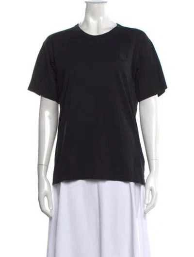 Pre-owned Acne Studios Crew Neck Short Sleeve T-shirt In Black