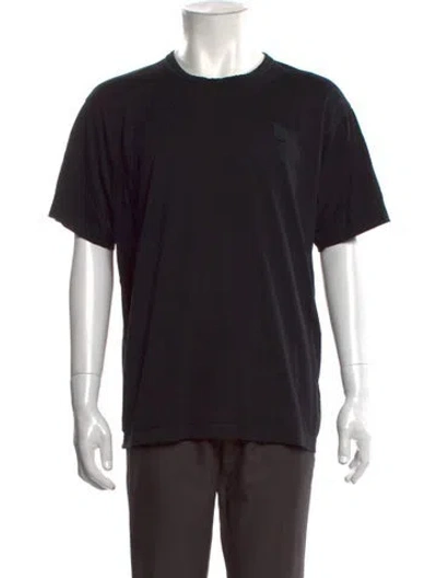 Pre-owned Acne Studios Crew Neck Short Sleeve T-shirt In Black