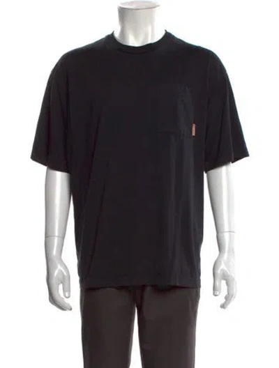 Pre-owned Acne Studios Crew Neck Short Sleeve T-shirt In Black