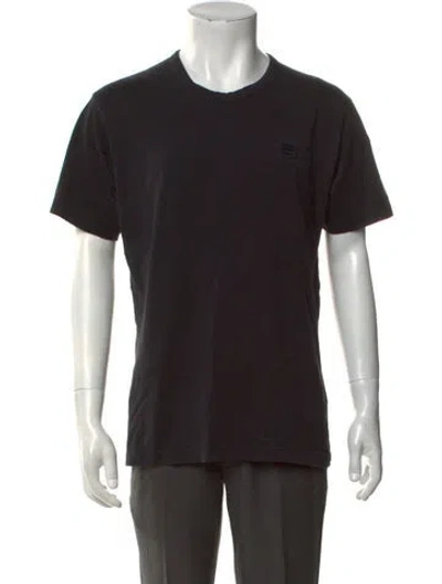 Pre-owned Acne Studios Crew Neck Short Sleeve T-shirt In Black