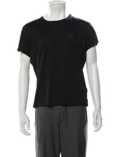 Pre-owned Acne Studios Crew Neck Short Sleeve T-shirt In Black