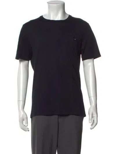 Pre-owned Acne Studios Crew Neck Short Sleeve T-shirt In Black