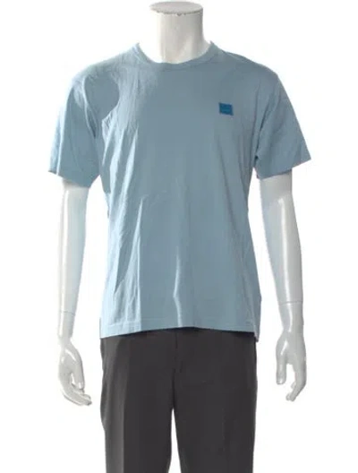 Pre-owned Acne Studios Crew Neck Short Sleeve T-shirt In Blue